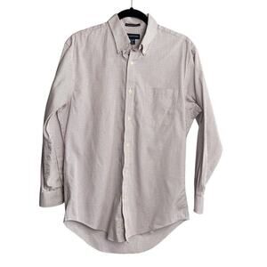 Lands End No Iron Pinpoint Oxford Tailored Fit 15.5 x 32